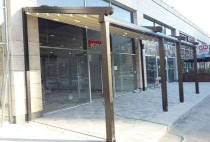 Otomotik tente kumandalı pergule